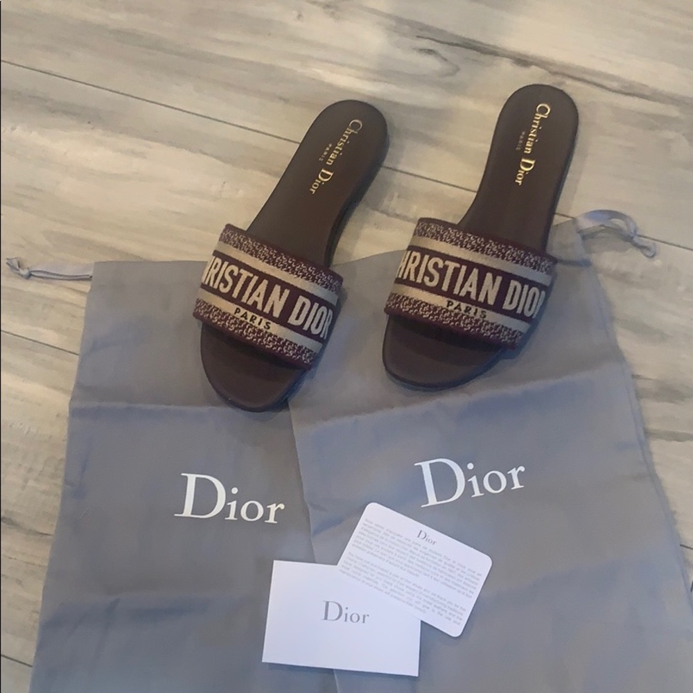 Authentic Dior slides